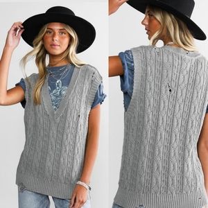 Daytrip Oversized Sweater Vest